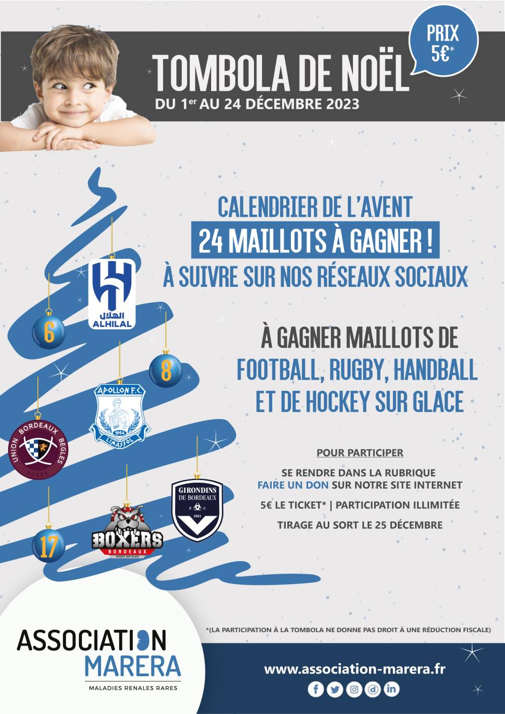 Événement Tombola de Noël